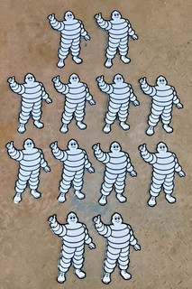 12x Michelin Man Victory Momento PORCELAIN ENAMEL SIGN BOARD SIZE 8"X5" INCHES