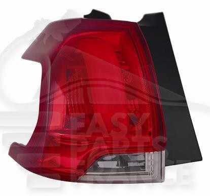 Feu arrière gauche extérieur LED pour Peugeot 2008 phase 1 de 2013 à 2016