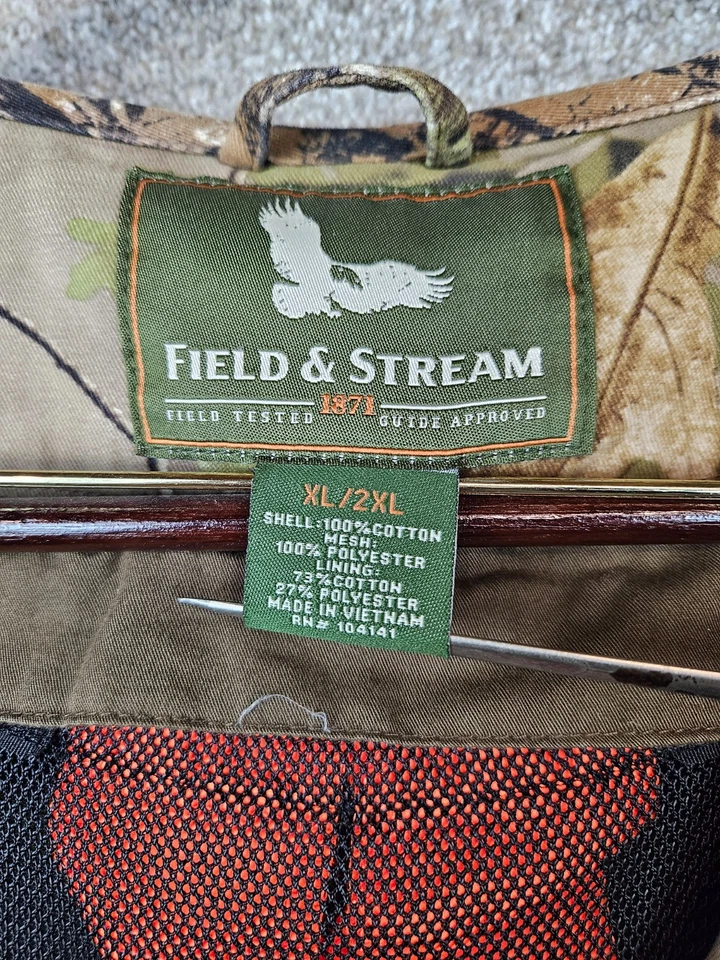 Chaleco de caza Field And Stream camuflaje pavo cojín de asiento acolchado para hombre XL / XXL Foto 4 de 4