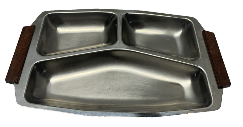 Modern Stainless Steel 18/8 Rostfrei Inox Made In Hong Kong Serving Tray