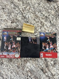 Tecmo NBA Basketball Official NBA Licensed Nintendo NES Game 1992
