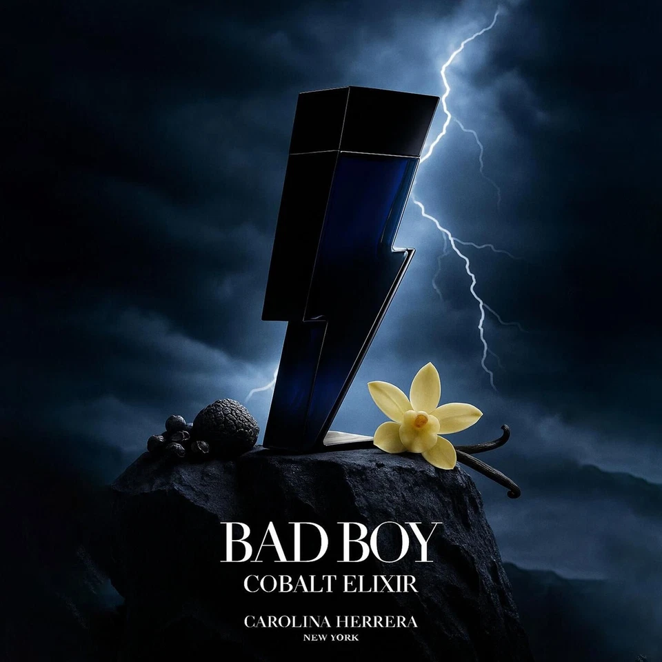 Bad Boy Cobalt Elixir By, 3,4 oz/100 ml EDP Elixir Spray Hombres Foto 3 de 4