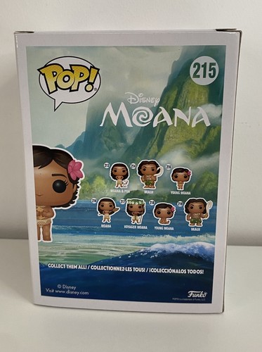 Funko Pop! YOUNG MOANA #215 Moana Disney Vinyl Figure - NEW & AUTHENTIC - Picture 3 of 6