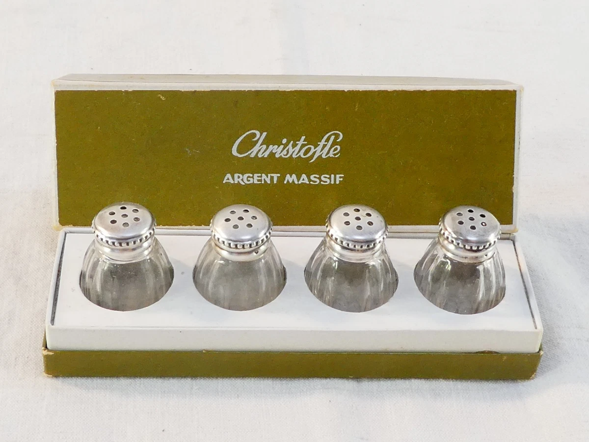 CARDEILHAC - 4 Salières & Poivrières en Argent Massif