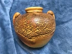 Arts &Crafts Jardiniere Pot  Red Wing Rumrill brown to gold glaze NR