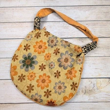 Atenti Floral Daisy & Leopard Tapestry Hobo Bag Shoulder Bag Purse Unique  Boho