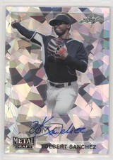 2021 Leaf Metal Draft 1990 Silver Crystals Yolbert Sanchez #LA-YS1 Auto 1b8