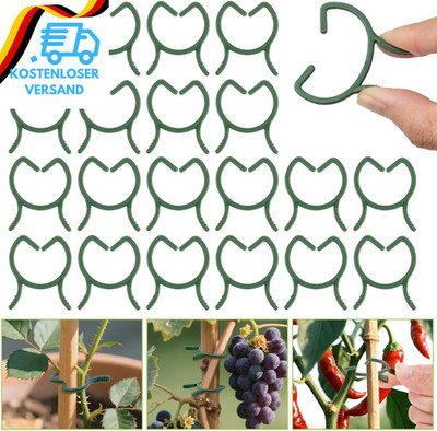 210 Stück Klein Pflanzenclips Grün, Pflanzen Clips Für Kletterpflanzen, Wiederve