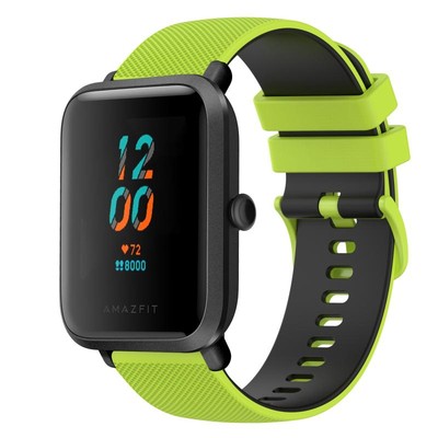 Silicone Cinturino per Amazfit GTS 4/4 Mini/3/GTS 2/2e/2Mini/GTR Mini/GTR 42mm, 20mm Sport Bracciali Cinturini di Ricambio per Amazfit Active 2/Active 3/Bip 3/3 Pro/U/U Pro/S/S Lite