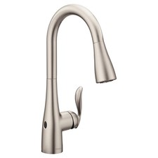 Kitchen Faucet Touchless Arbor Spot Resist Stainless Steel Moen 7594EWSRS