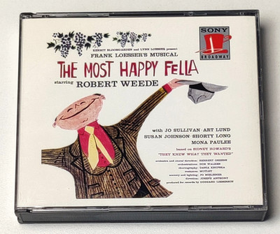 Frank Loesser -  The Most Happy Fella 2CD Broadway Musical Robert Weede EX+