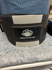 ALTUS Black Athletic Weight Lifting Strength Training Belt Made USA Nylon SMALL