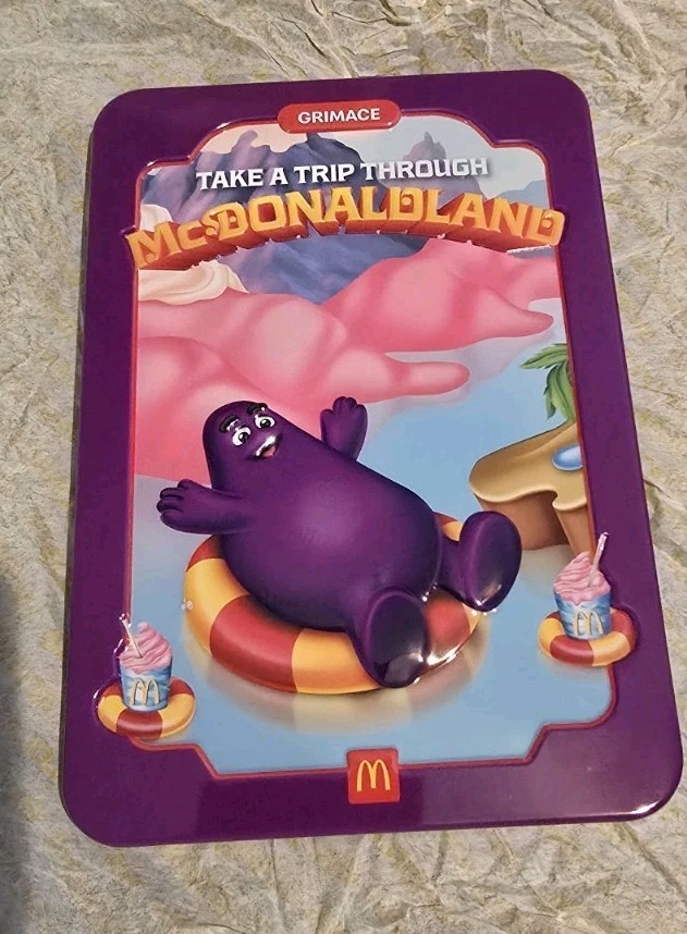 McDonald's McDonaldland Happy Meal Tin 2025-Grimace | eBay