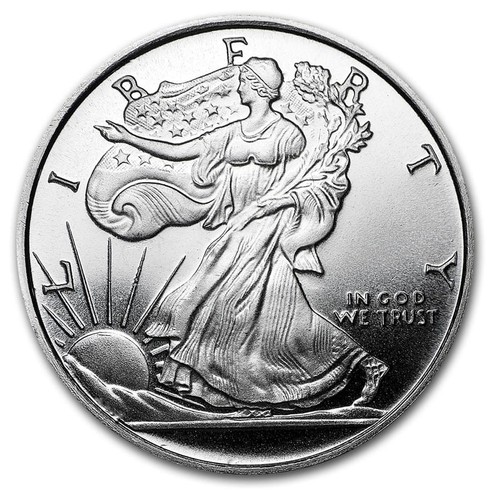 1/2 oz Silbermedaille - APMEX (Walking Liberty Half Dollar) - Bild 1 von 2