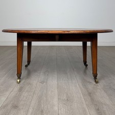  Vintage 20th Century Oval Coffee Table In Oak ( AF-5767 )