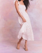 Loveshackfancy Guinevere Midi Dress Size XS