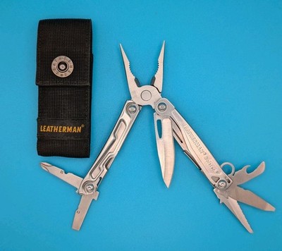 Leatherman Bolster 13 Tool Stainless Steel Multi-Tool! With Sheath!