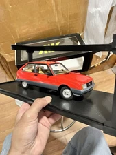 1:18 KK Scale Citroen Axel Red Diecast Model Car