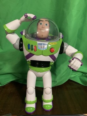 Vintage 1995 Thinkway Toy Story Talking Lights 12'' Buzz Lightyear Figure Tested