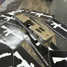 G26 Elite Gen 3 / 4 For Glock 26 Slide Rmr Cut With Window Ports - Bronze