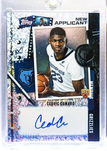 2025-26 Topps - New Applicants Autographs Cedric Coward #NA-CC Holofoil (AU, RC)