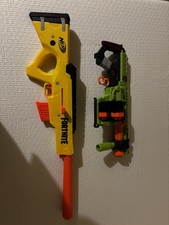 Nerf Fortnite Sniper Rifle BASR-L Blaster And Nerf Zombie Gun