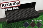 American Motorhome RV Prest - O - Fit Ruggids Step Rug 19" x 23" - Black Granite