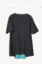 Valentino Black Wool & Silk Cady Bow-Back Mini Dress, Size US 6