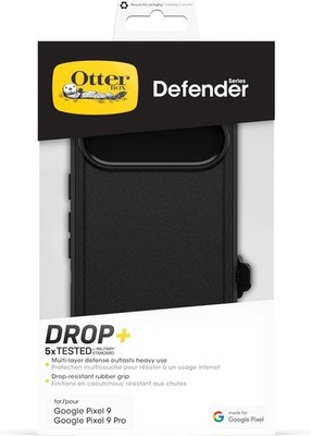 OtterBox Defender Hülle für Google Pixel 9 / Pixel 9 Pro. Schwarz. NEU