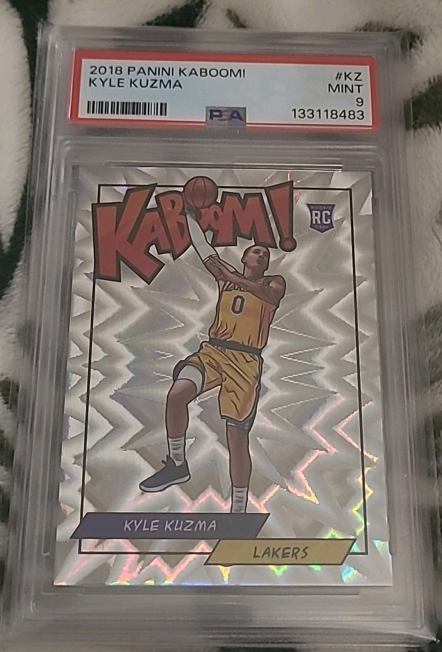 2018 Panini Kaboom! Kyle Kuzma #K-KZ Psa 9 Rare Card Low Pop 31