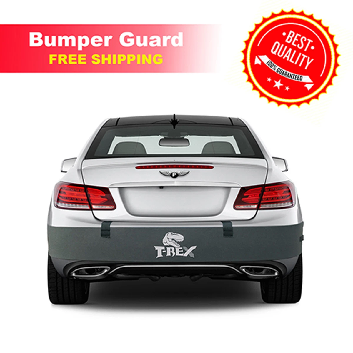 T rex car sale bumper