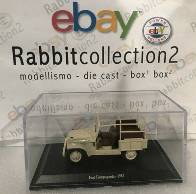 1952 /" DIE CAST 1000 MIGLIA /" FIAT CAMPAGNOLA BOX 2 SCALA 1//43