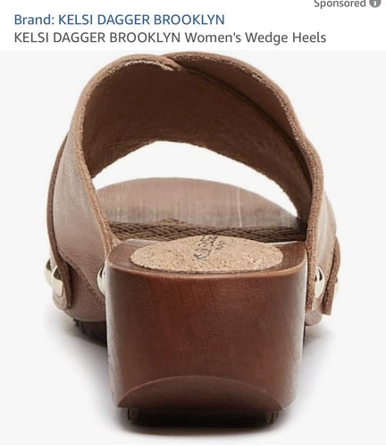 Kelsi Dagger Brooklyn Heeled Sandals Gear Straw 7 M - Picture 4 of 9
