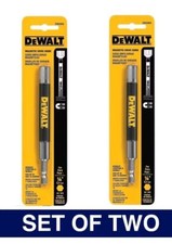 Lot OF 2 ✓✓ DeWalt DW2055 1/4" x 6" Magnetic Bit Tip Holder w/Sleeve