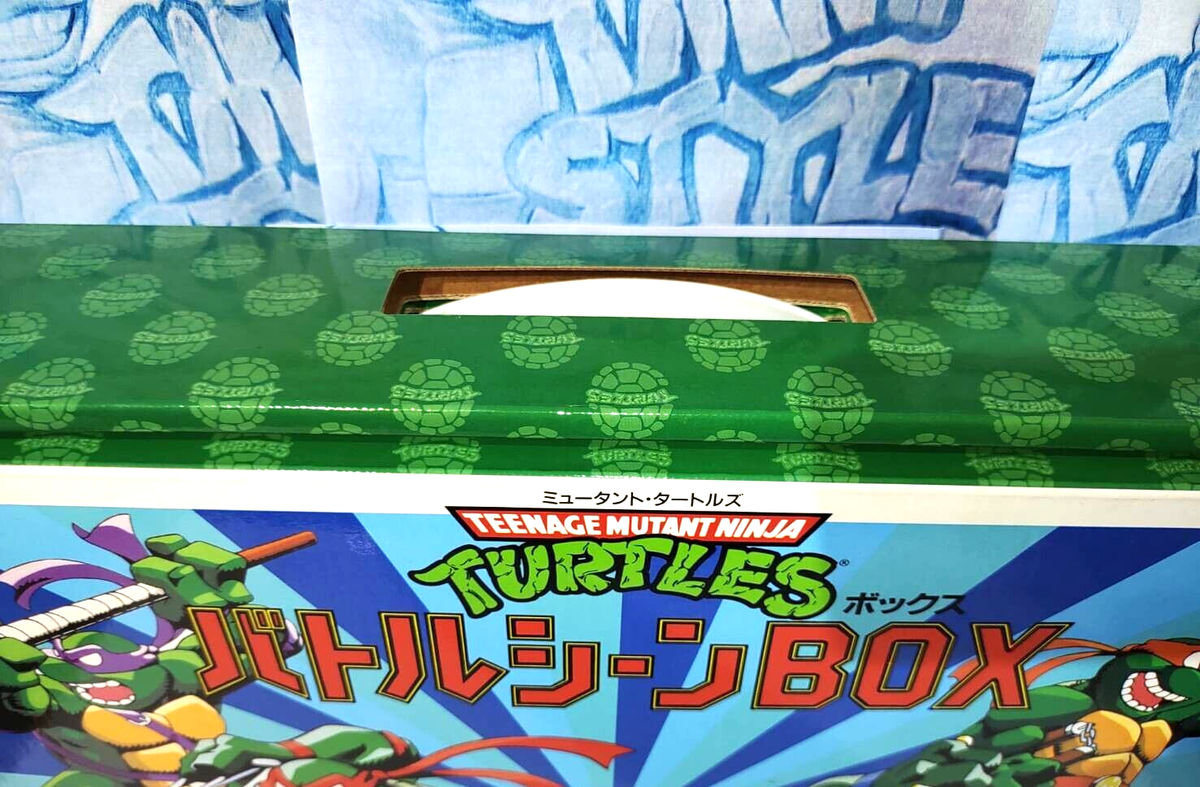 TMNT Vtg Takara Display Case with Original Shipping Box 1993 Never 