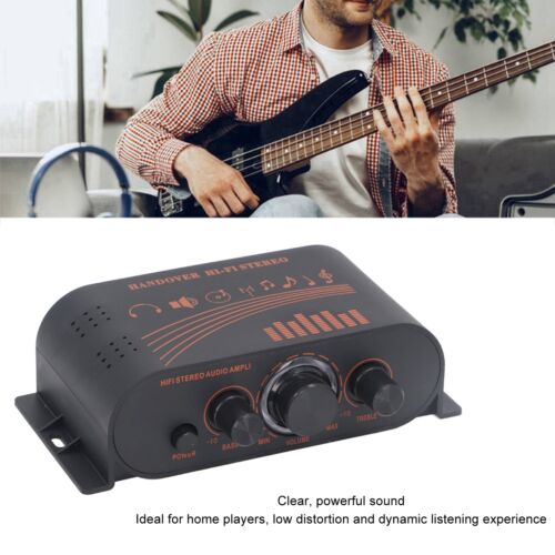 HiFi Power Amp 2 Channel Mini 40W DC12V Multifunctional Sound Stereo Home Car - Picture 4 of 24