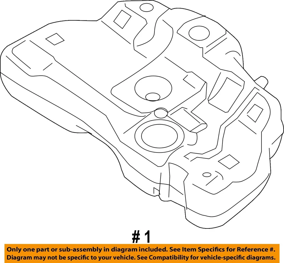 Used Fuel Tank fits: 2009 Nissan Quest Grade A - Image 4 of 4