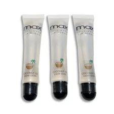 3PACK MAX Makeup Cherimoya Lip Gloss Moisturizer Lip Polish Clear (COCONUT)