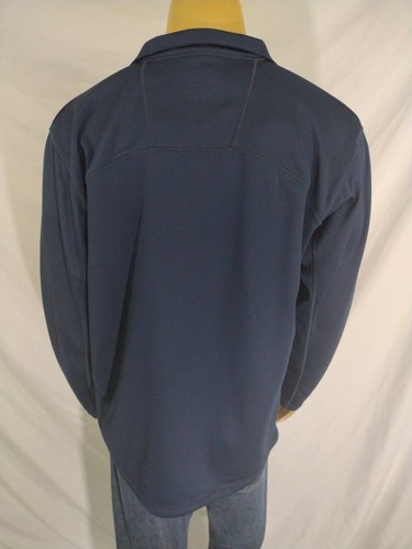 CHICAGO CUBS Jacket / Pullover 1/4 Zip Front ANTIGUA Lightweight LS Polyester - 第 3/10 張圖片
