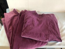 Alfred Dunner Pants  Shirt Set XL Purple Long Sleeve  12 Pants ND
