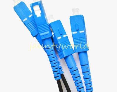 Outdoor SC-SC Duplex FTTH Drop Patch Cord G657 Fiber Optic Cable Jumper 150M