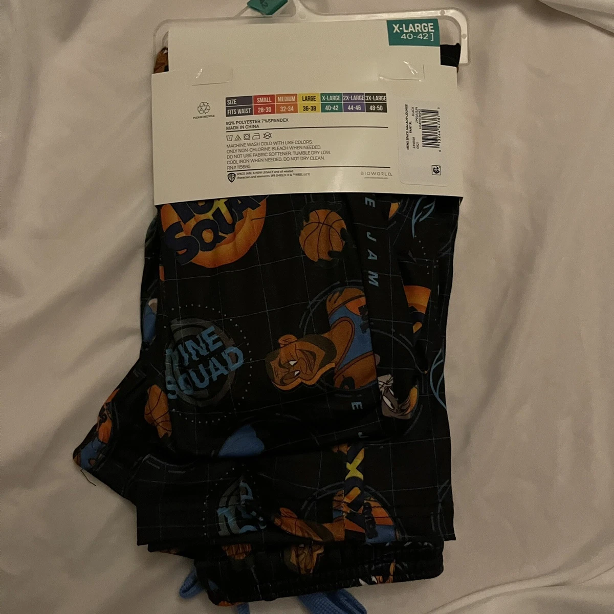 Space Jam A New Legacy mens pajama Lounge Sleep pants XL Missing Fly Button  13244473875 | eBay