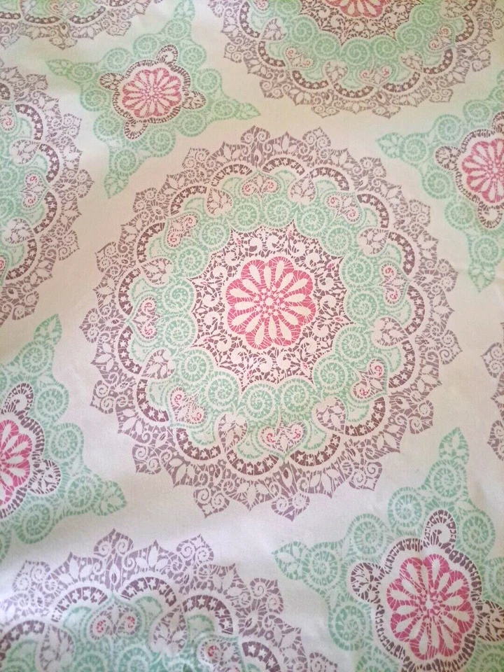 Nicole Miller Niños Panel Cortina Pastel Mandala Extra Largo Niñas Dormitorio 50x96 Foto 3 de 4