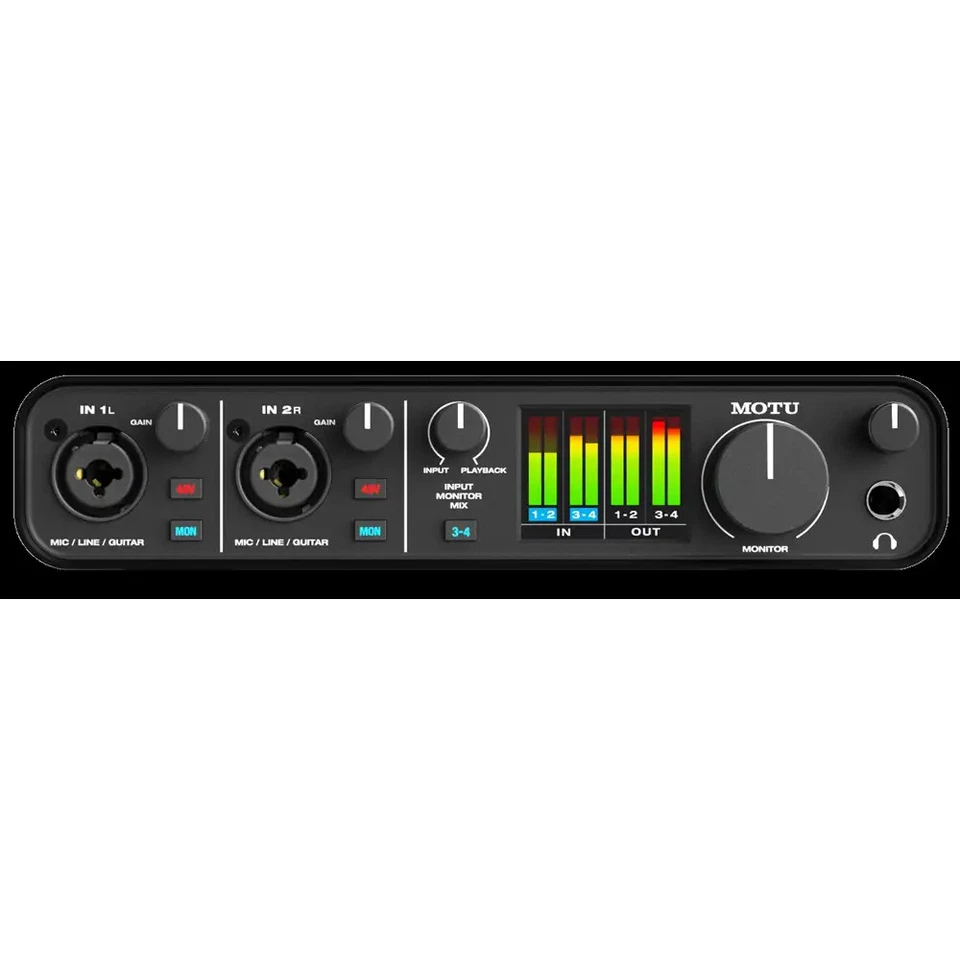 MOTU M4 scheda audio 4 in /4 out per mac windows e ios NUOVO garanzia italiana - Immagine 3 di 4