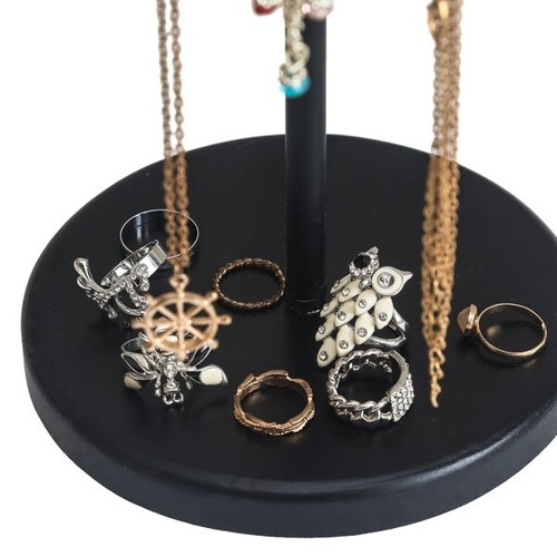NEW Rotating Necklace Rack, Bracelet Rack, Jewelry Tree - Black | eBay