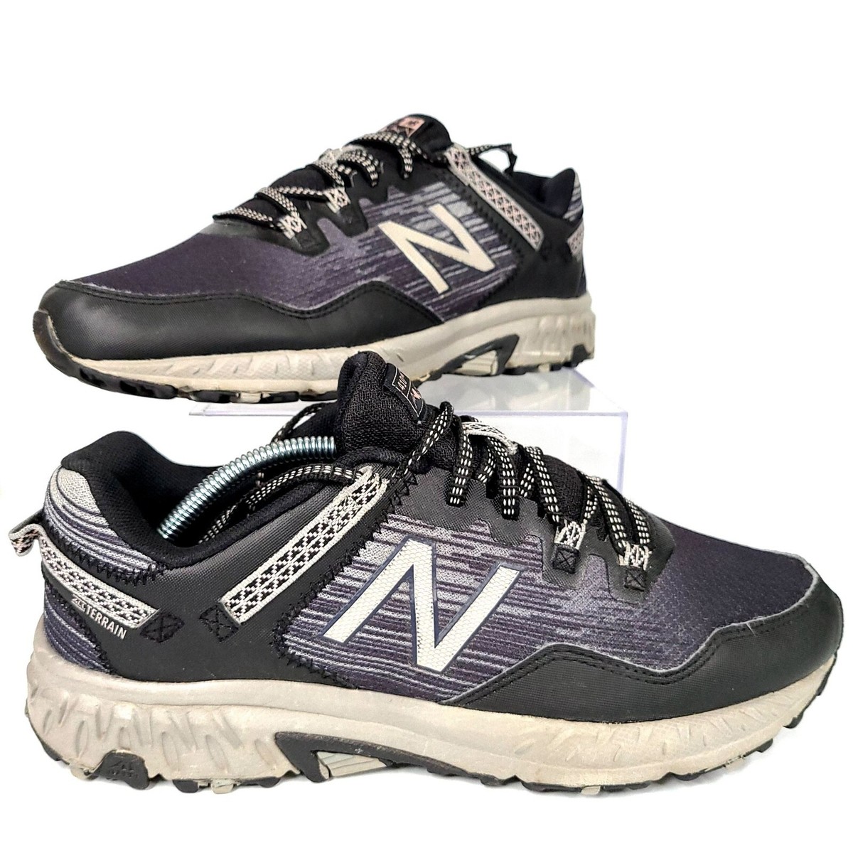 New Balance 410v6 Dark Blue/Grey Trail Running Shoes Women display picture 2