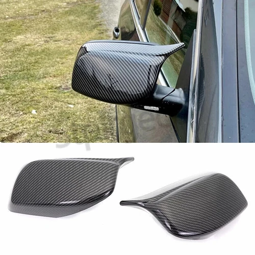 For BMW E60 E61 E61 E63 E64 2003-2007 M Style Carbon Fiber Side Mirror Cover