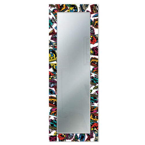 Specchio da parete lungo moderno VOYAGER POP 44x127 cm con cornice stampata - Foto 1 di 6