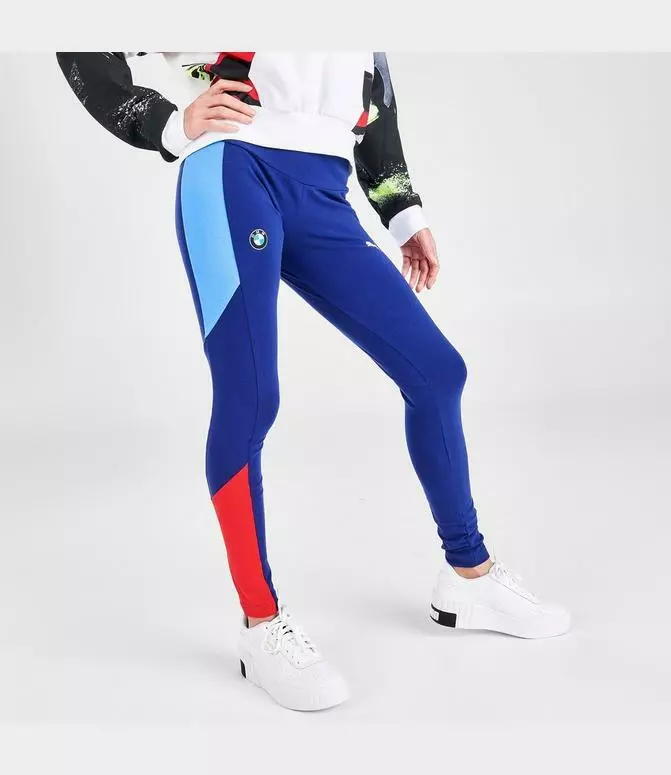 Puma BMW MMS Women Motorsport Street Leggings 598923-04 Blue-Sizes S, M, L  or XL