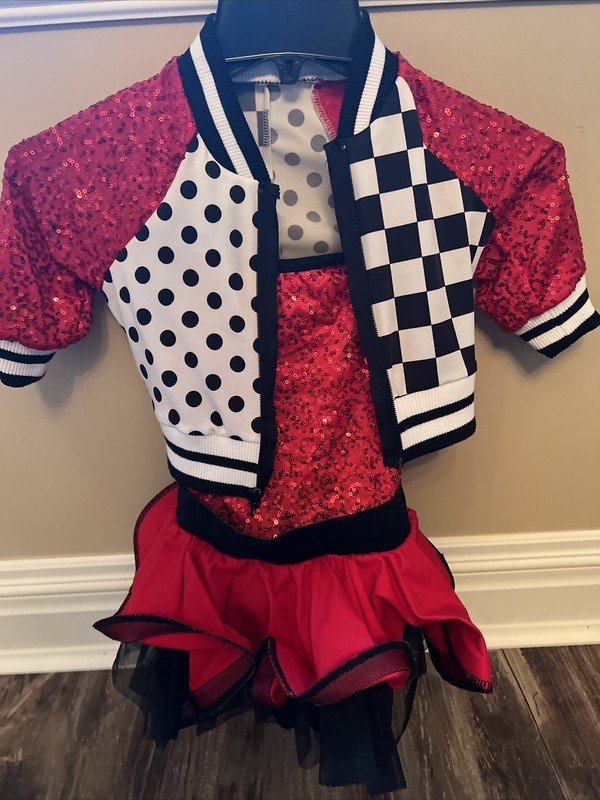 weissman dance costume Size SC 6-6X